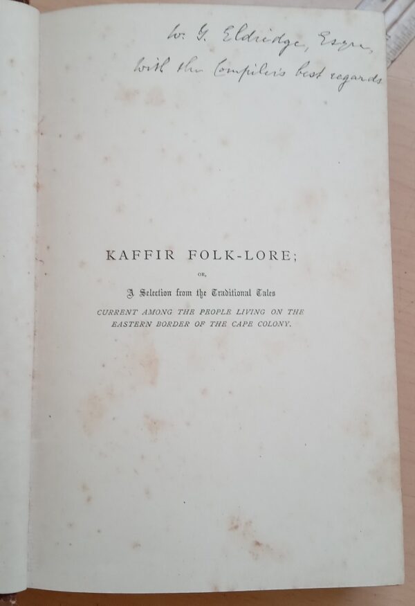 Káffir Folk Lore  1882 First Edition by George McCall Theal - Image 5