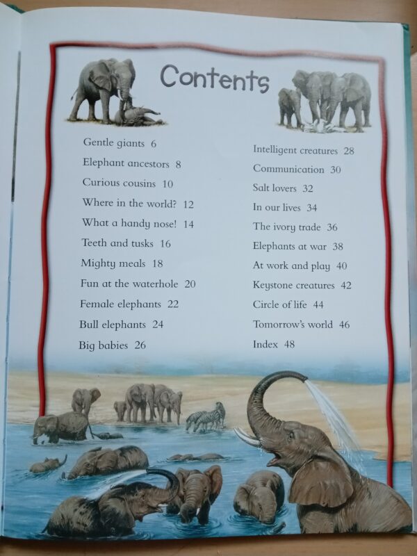 100 Things you should know about Elephants (de la Bedoyere) - Image 3