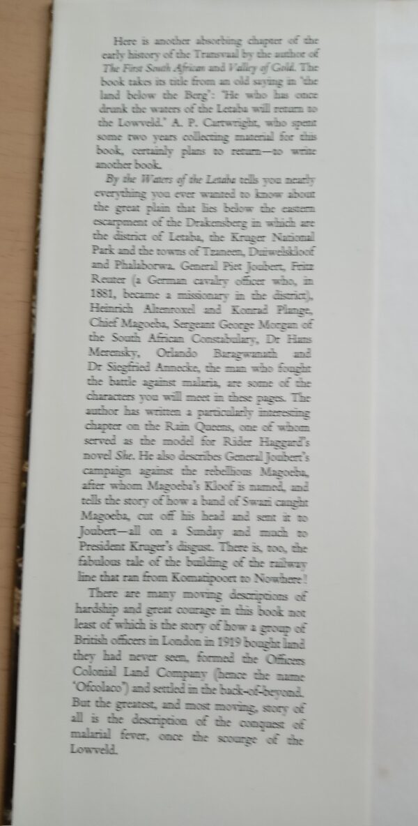 By The Waters of The Letaba : First Edition – A P Cartwright - Image 4