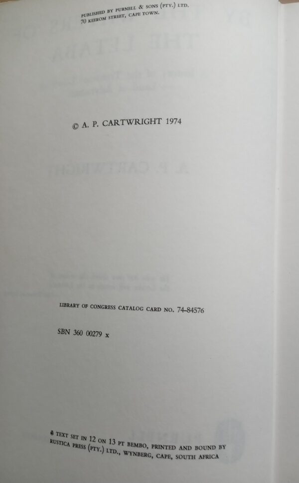 By The Waters of The Letaba : First Edition – A P Cartwright - Image 6