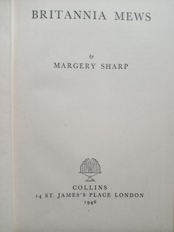 Britannia Mews-Margery Sharp 1946 - Image 5
