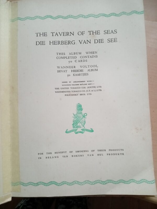 The Tavern of the Seas ( Cape Town Harbour history with complete set of 50 tobacco cards) - Image 4