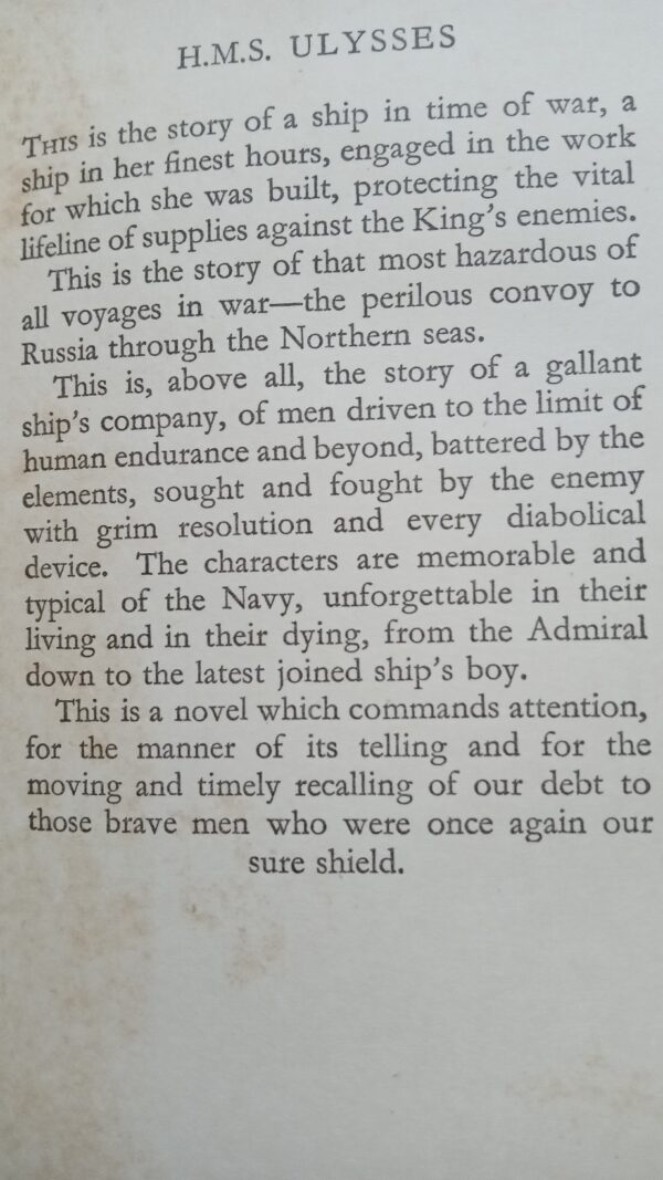 HMS Ulysses + The Guns of Navarone-Allistair Maclean first two books 1st editions 1st printings - Image 6