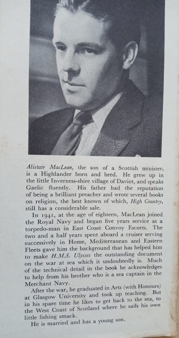 HMS Ulysses + The Guns of Navarone-Allistair Maclean first two books 1st editions 1st printings - Image 3