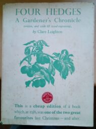Four Hedges: Clare Leighton 1935 1st Edition