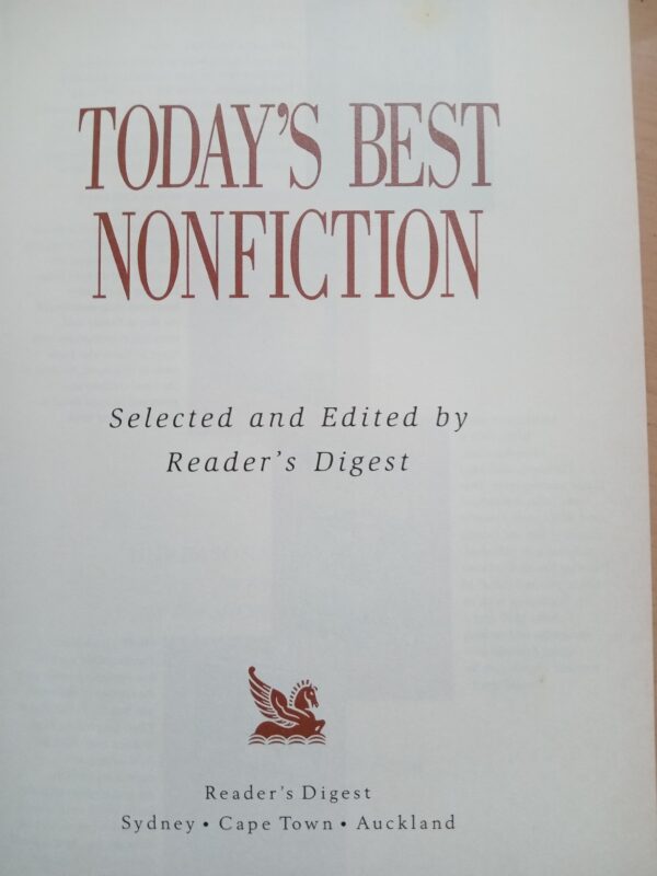 Today's Best Nonfiction-Reader's Digest 1994 - Image 4
