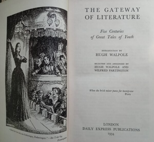 The Gateway of Literature-Five Centuries of Great Tales of Youth-1934 - Image 3