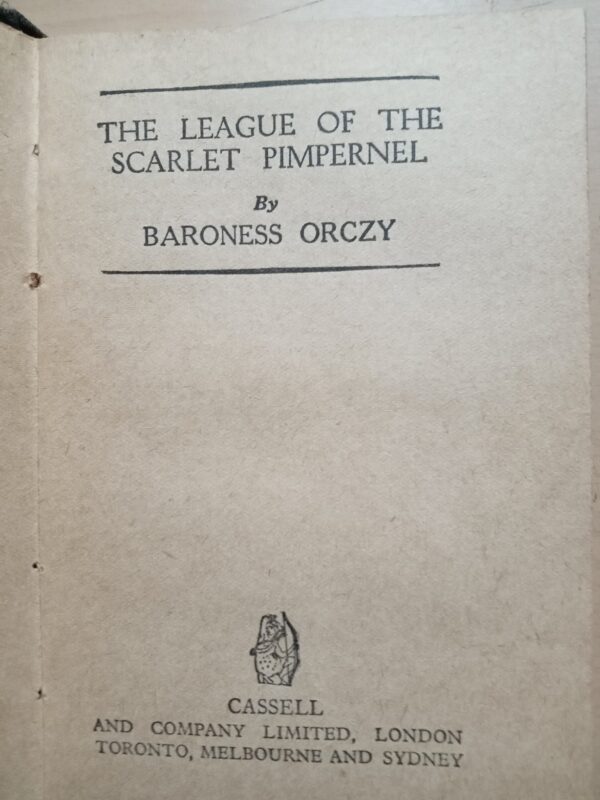 The League of the Scarlet Pimpernel by Baroness Orczy 1931 - Image 3