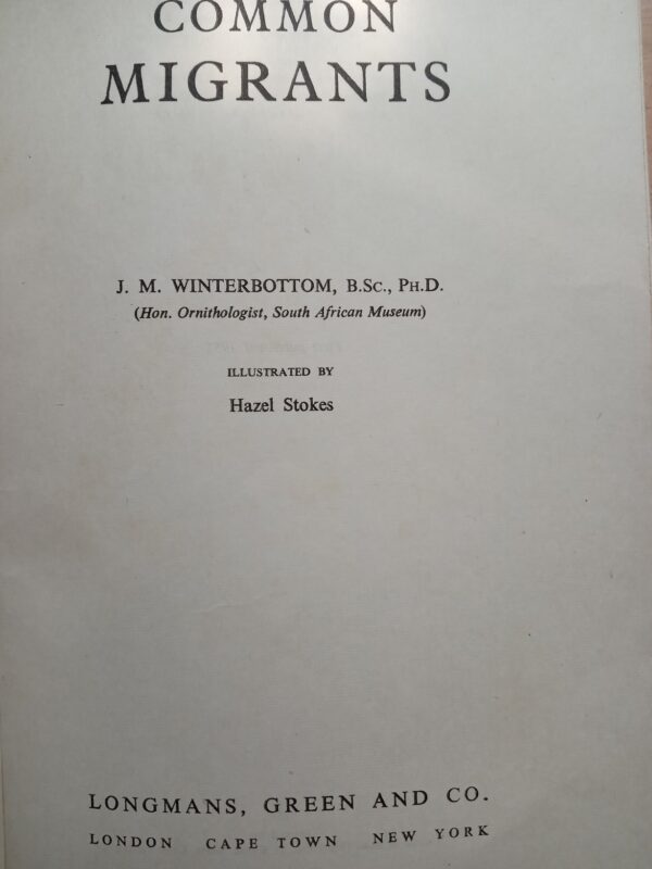 Longman's Field Handbook Common Migrants by J.M. Winterbottom - Image 4