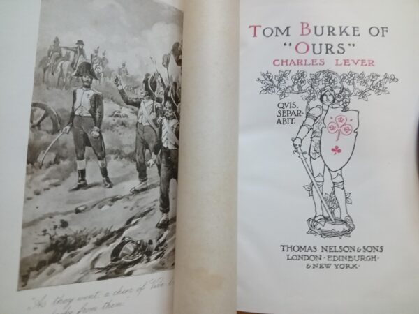 Tom Burke of 'Ours' by Charles James Lever 1902 New Century Library-Thomas Nelson & Sons - Image 7