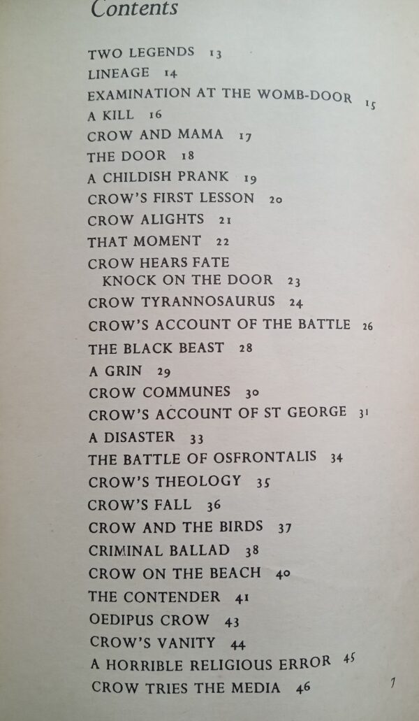 Crow: From the Life and Songs of the Crow - Ted Hughes - Image 6