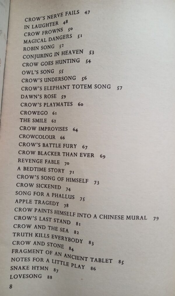 Crow: From the Life and Songs of the Crow - Ted Hughes - Image 7