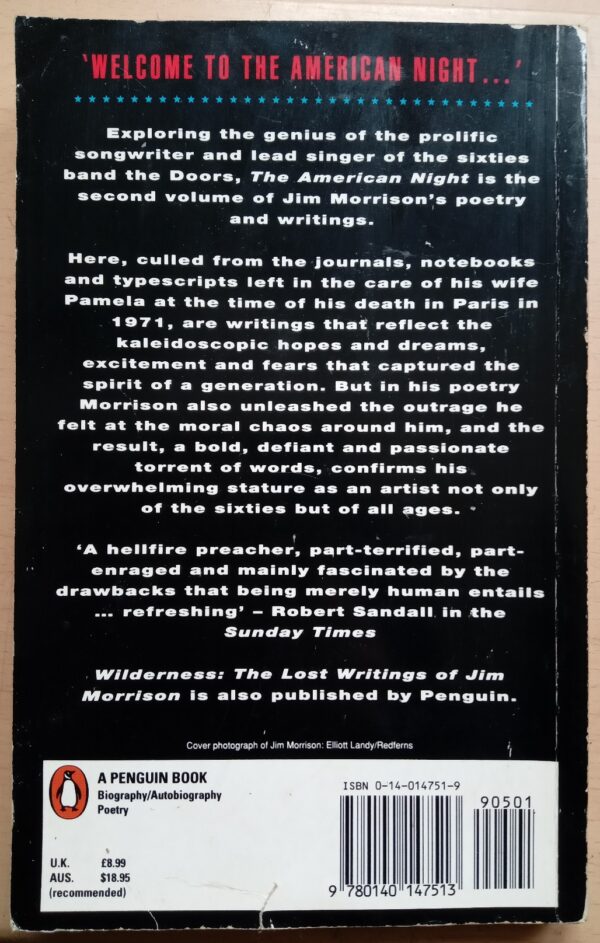 The American Night: the Writings of Jim Morrison, Volume 2 - Image 2