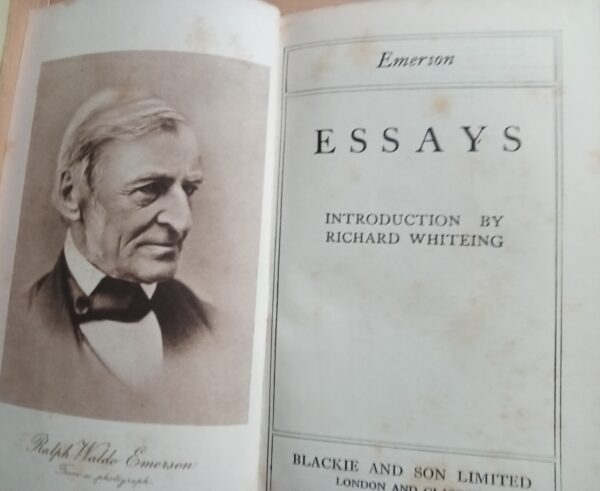 Essays - by Ralph Waldo Emerson. With an introduction by Richard Whiteing. - Image 2