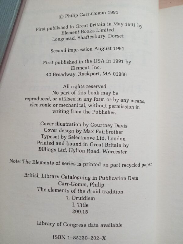 The Elements of the Druid Tradition-Philip Carr-Gomm - Image 6
