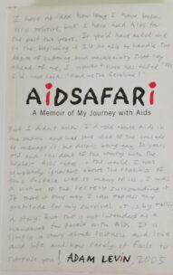 Aidsafari: a Memoir of my Journey with AIDS - Adam Levin