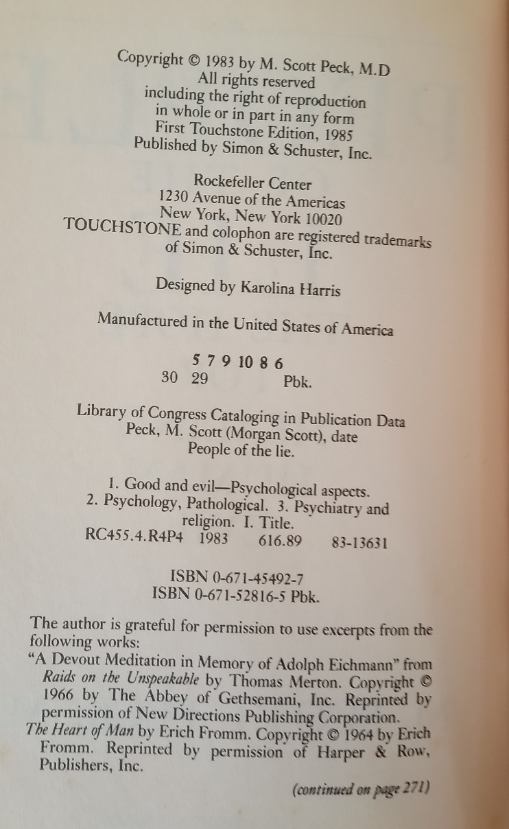 People of the Lie : the Hope for Healing Human Evil - M. Scott Peck - Image 3