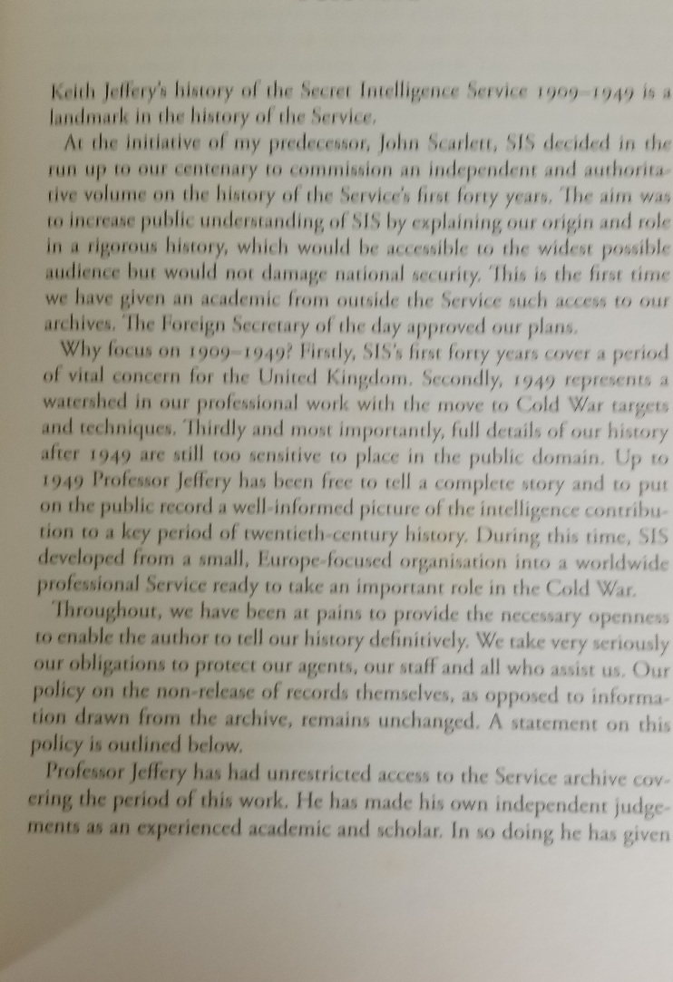 M16: The History Of The Secret Intelligence Service,1909-1949 - Jeffery Keith - Image 7