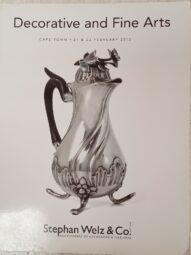 Decorative and Fine Arts: Auction Catalogue, 2012 - Stephan Welz & Co